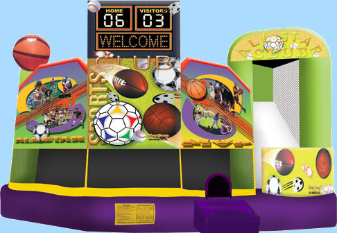 Sports 5 In 1 Inflatable Combo